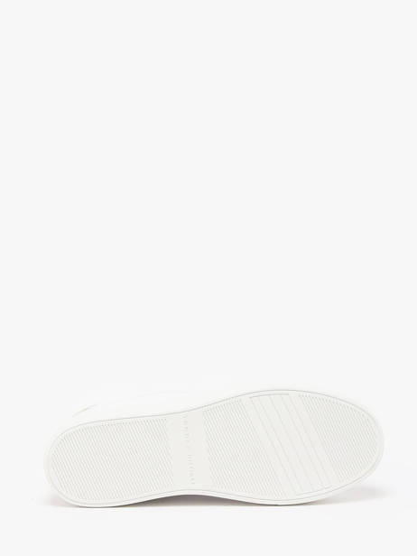 Sneakers In Leather Tommy hilfiger White accessoires 8320YBS other view 5