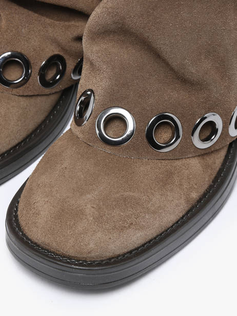 Boots In Leather N°6 Beige accessoires GE5 other view 4