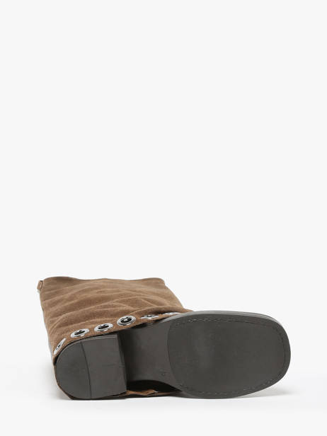 Boots In Leather N°6 Beige accessoires GE5 other view 5
