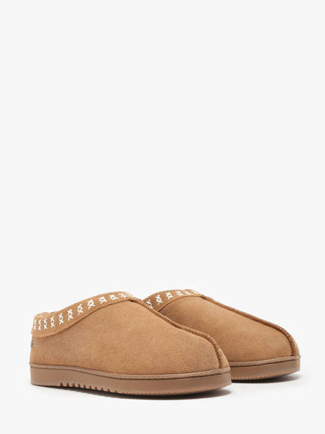 Slippers Isotoner Brown accessoires 97424 other view 2