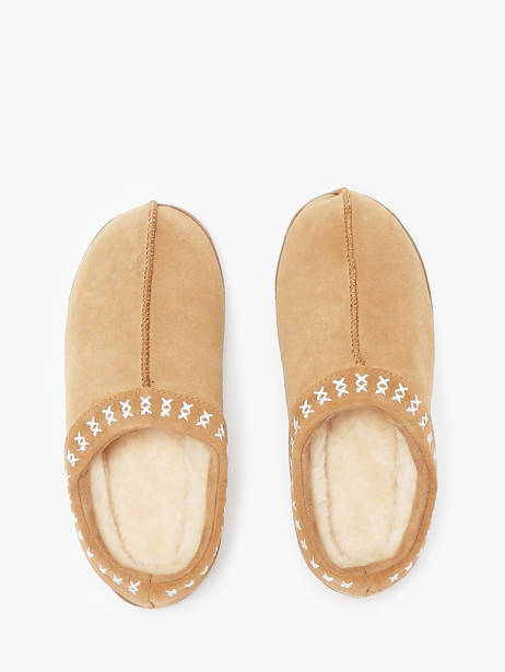 Slippers Isotoner Brown accessoires 97424 other view 4