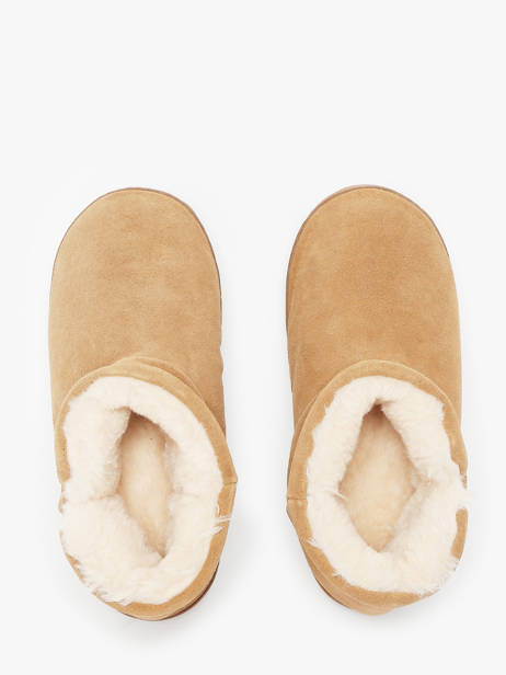 Slippers Isotoner Brown accessoires 97425 other view 4