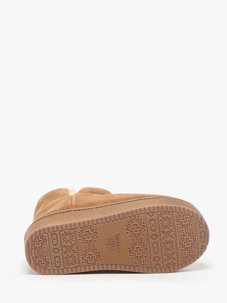 Slippers Isotoner Brown accessoires 97425 other view 5