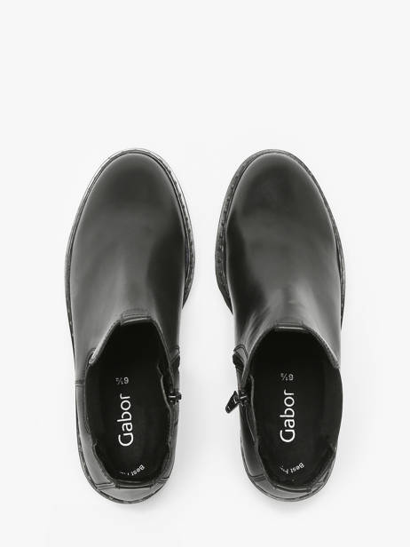 Chelsea Boots In Leather Gabor Black accessoires 47 other view 4