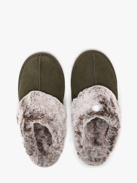 Slippers Isotoner Green accessoires 97282