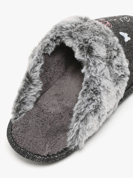 Slippers Isotoner Gray accessoires 97418 other view 1
