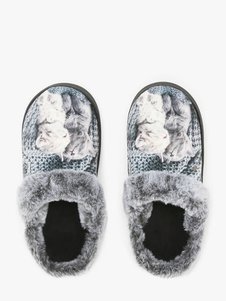 Slippers Isotoner Beige accessoires 97419