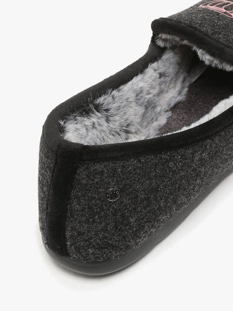 Slippers Isotoner Gray accessoires 97426 other view 1