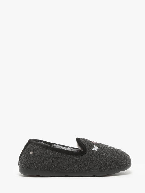 Slippers Isotoner Gray accessoires 97426 other view 3