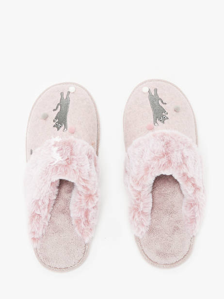 Slippers Isotoner Pink accessoires 97357