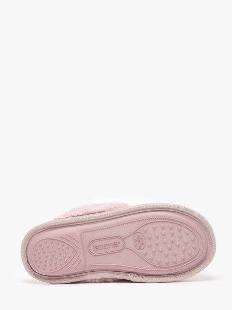 Slippers Isotoner Pink accessoires 97357 other view 4