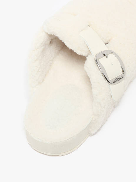 Slippers Isotoner White accessoires 97388 other view 2