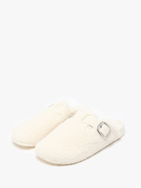 Slippers Isotoner White accessoires 97388 other view 3