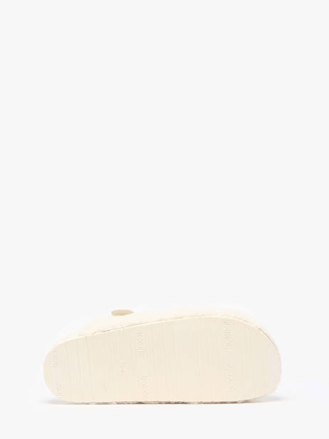 Slippers Isotoner White accessoires 97388 other view 5