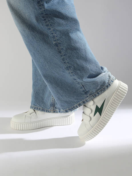 Sneakers Vicky Vanessa wu Vert accessoires BK2553VT vue secondaire 1
