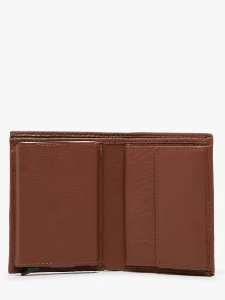 Wallet Leather Yves renard Brown foulonne 23520 other view 1