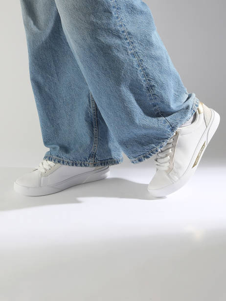 Sneakers In Leather Tommy hilfiger White accessoires 8382YBS other view 1