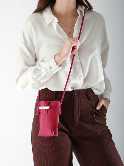 Longchamp Le roseau Ipod case / cd holder Violet
