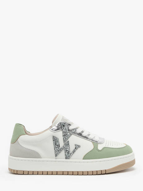 Sneakers Calie Vanessa wu Vert accessoires BK2662VA