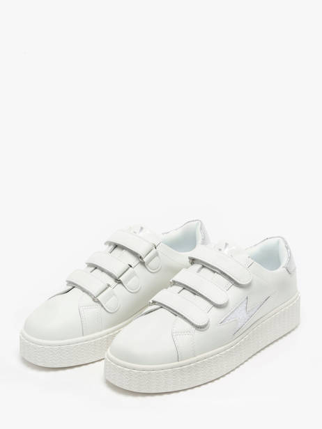 Sneakers Virginie Vanessa wu Blanc accessoires BK2753BL vue secondaire 2