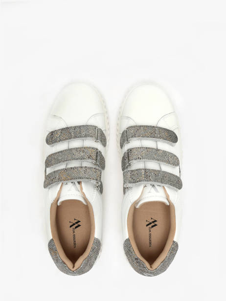 Sneakers Jane En Cuir Vanessa wu Gris accessoires BK2231AT vue secondaire 4