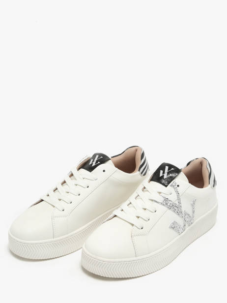 Sneakers Lou Vanessa wu Blanc accessoires BK2765ZE vue secondaire 2