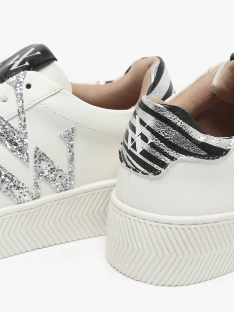 Sneakers Lou Vanessa wu Blanc accessoires BK2765ZE vue secondaire 3