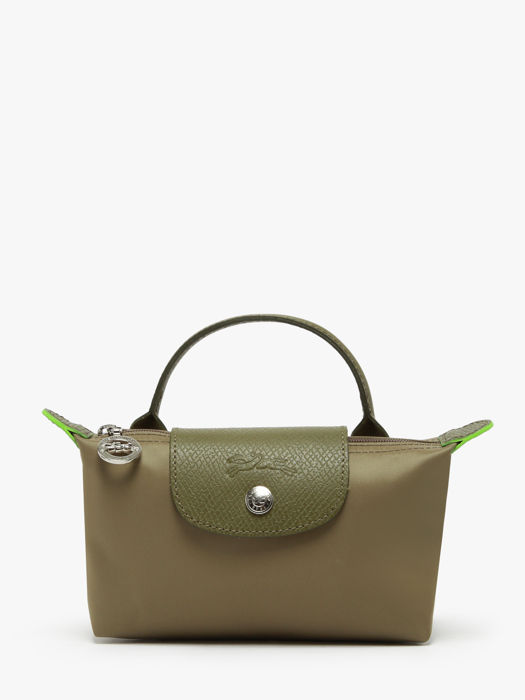 Longchamp Le pliage green Clutch / cosmetic case Green