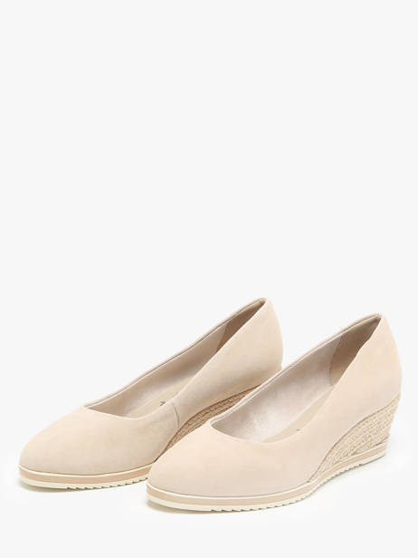 Pumps In Leather Tamaris Beige accessoires 42 other view 2