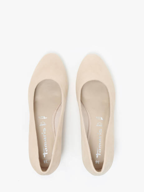Pumps In Leather Tamaris Beige accessoires 42 other view 4