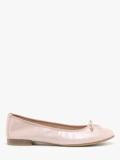 Ballerinas In Leather Tamaris Pink accessoires 41