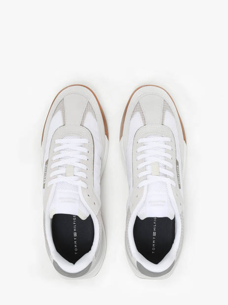 Sneakers In Leather Tommy hilfiger White men 5328YBS other view 3