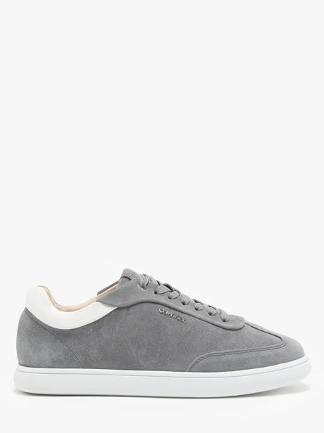 Sneakers In Leather Calvin klein jeans Gray accessoires 24360IW