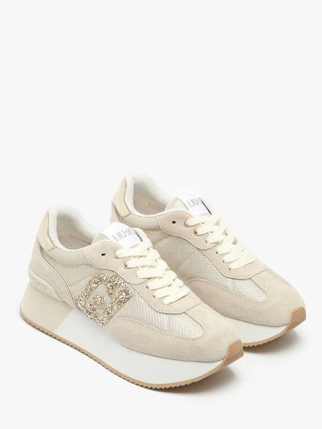 Sneakers Dreamy 02 In Leather Liu jo Beige accessoires BA5035PX other view 2
