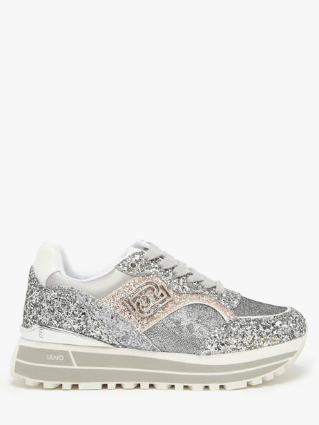 Sneakers Maxi Wonder 73 Liu jo Silver accessoires BA5015TX