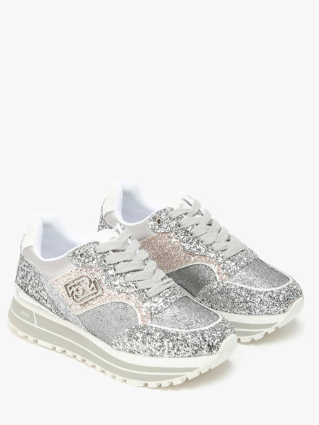Sneakers Maxi Wonder 73 Liu jo Silver accessoires BA5015TX other view 2