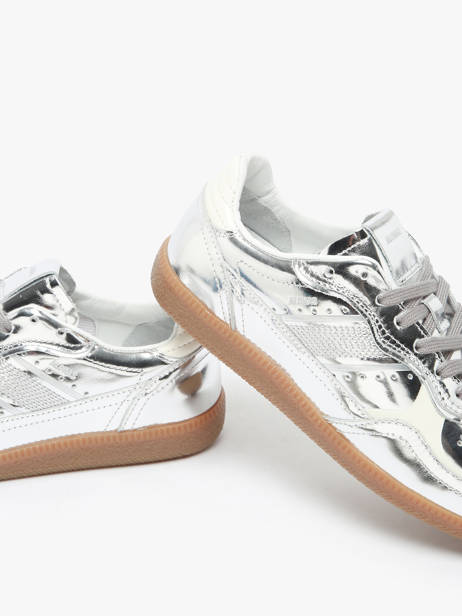 Sneakers Tb.490 Rife Shimmer Silver In Leather Alohas Silver accessoires 10054402 other view 3