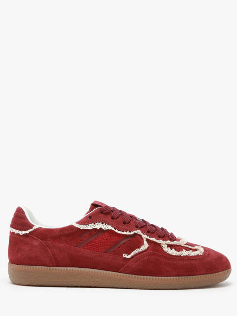 Sneakers Tb.490 Crochet Burgundy In Leather Alohas Red accessoires 10082303