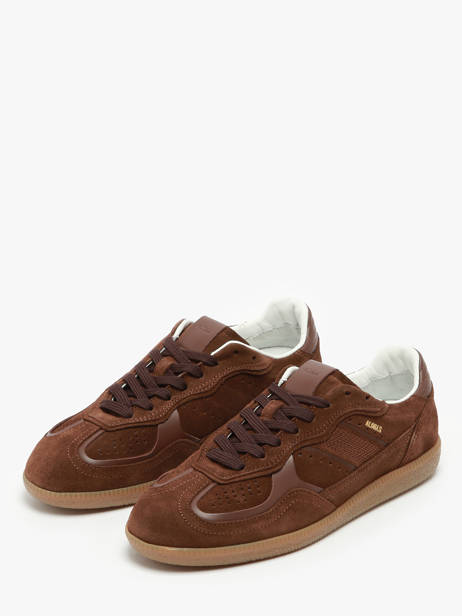 Sneakers Tb.490 Rife Chocolat En Cuir Alohas Marron accessoires 10047105 vue secondaire 2