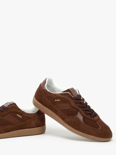 Sneakers Tb.490 Rife Chocolat En Cuir Alohas Marron accessoires 10047105 vue secondaire 3