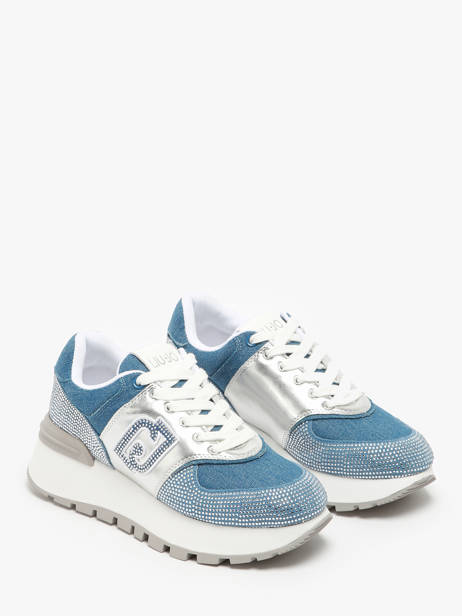 Sneakers Amazing 33 In Leather Liu jo Blue accessoires BA5051PX other view 2