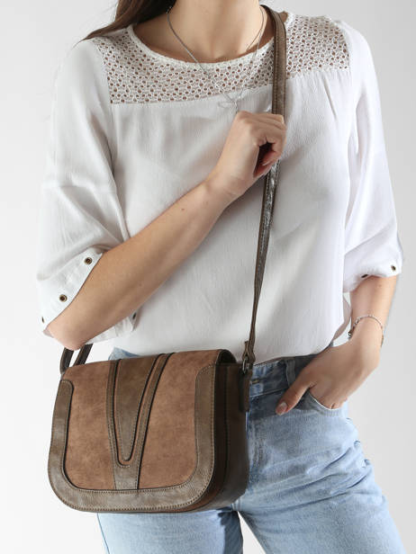 Crossbody Bag Winter Velvet Miniprix Beige winter velvet 3664 other view 1