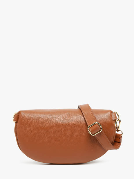 Sac Banane Milano Orange velvet caviar VC24111 vue secondaire 4