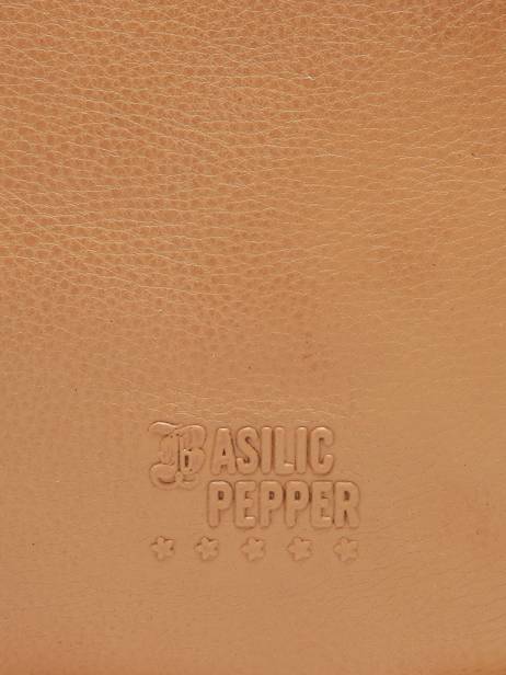 Coin Purse Leather Basilic pepper Brown cow BCOW99 other view 3