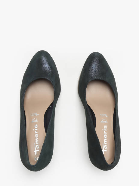 Pumps In Leather Tamaris Blue accessoires 41 other view 4