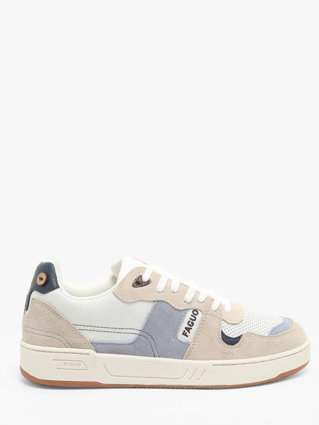 Sneakers Ceiba In Leather Faguo White men 25CG3214