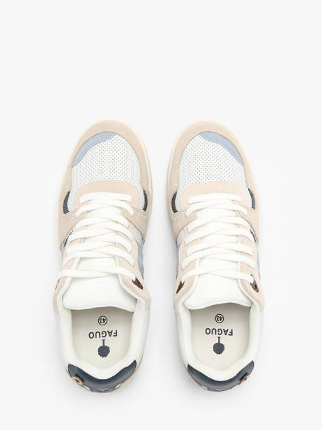 Sneakers Ceiba In Leather Faguo White men 25CG3214 other view 3