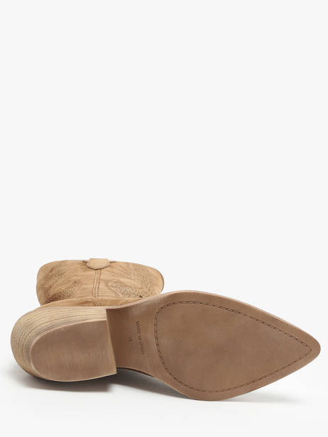 Santiags Holly En Cuir Alpe Marron accessoires 53551101 vue secondaire 5
