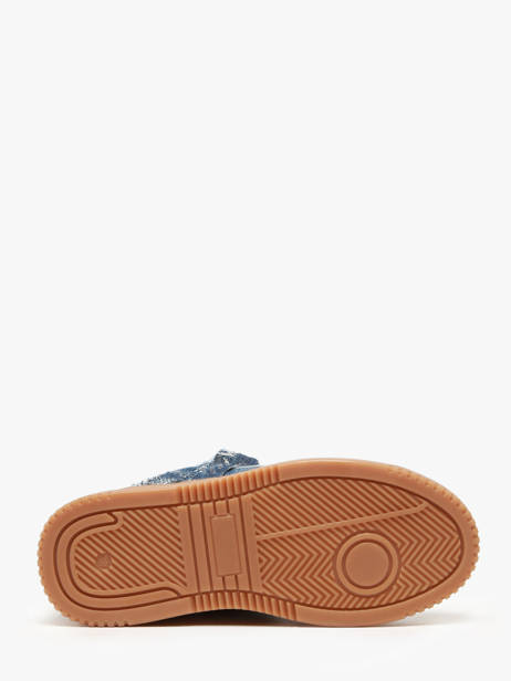 Sneakers Inna En Cuir Semerdjian Bleu accessoires INNAB337 vue secondaire 5