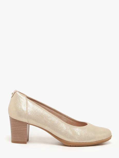 Pumps In Leather Tamaris White accessoires 44